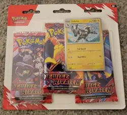 2x Pokemon 3er-Blister Karmesin & Purpur - Ewige Rivalen Zebritz&Kangama I NEU - Image 3