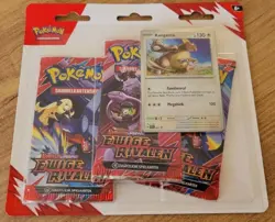 2x Pokemon 3er-Blister Karmesin & Purpur - Ewige Rivalen Zebritz&Kangama I NEU - Image 4