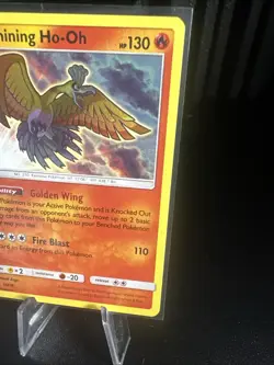 Pokemon TCG Shining Ho-Oh SM70 Black Star Promo Holo Shining Legends - Image 3