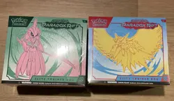 Paradox Rift Elite Trainer Box Pokemon TCG Both boxes - 187-87416 820650874161 - Image 1