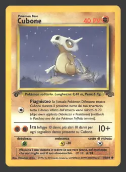 Cubone Jungle #50/64 Italian Pokemon 1st Edition - Image 1