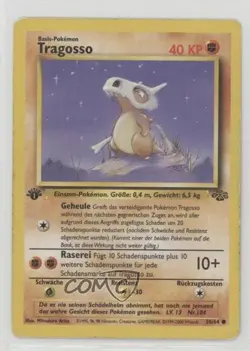 Cubone German 1st Ed. Pokemon Jungle #50 1999 - Image 1
