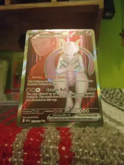 Pokemon Mewtwo EX TCG Team Rockets 213/182 Full Art Destined Rivals - Image 3