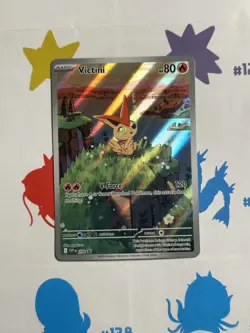 Pokemon Victini 208 Black Star Promo Black and White Scarlet and Violet TCG - Image 1