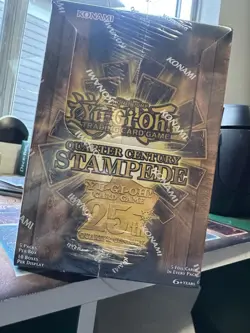 Quarter Century Stampede Yugioh Tuckbox Retail Display Factory Sealed - Image 4