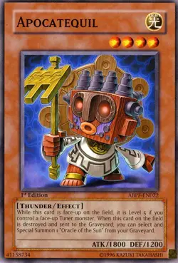 Yugioh - Apocatequil (Common) (Unlimited) - ABPF-EN022 P - Image 1