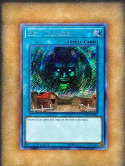 Yugioh Hey, Trunade! EXFO-EN062 Secret Rare 1st Ed NM - Image 1