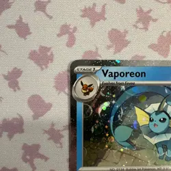 Vaporeon - 168 (Cosmos Holo) 168 Sv: Scarlet & Violet Promo Cards Holo - NM - Image 3