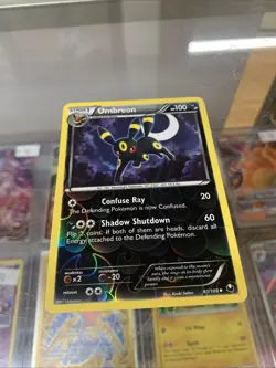 Pokemon TCG Umbreon Dark Explorers Reverse Holo Card 61/108 NM Condition USA - Image 1