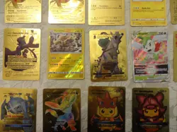 LOT OF POKEMON (MOSTLY) GOLD FOIL CARDS ~ PRE-OWNED ~ NOT RATED - Image 4