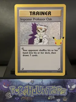 Pokemon Card Imposter Professor Oak 73/102 Celebrations Classic Collection NM - Image 1