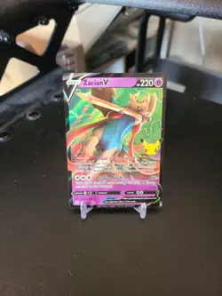 Zacian V Full Art Holo Rare - Celebrations Pokemon TCG Trading Card 16/25 New NM - Image 1