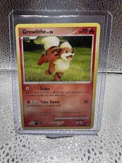 Growlithe 63/111 Rising Rivals Pokemon Card NM - Image 2