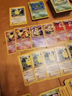 Vtg Pokemon WOTC Card Lot - Base Set Shadowless, Unlimited, Jungle, Fossil &... - Image 3