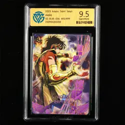 CCG GemMint 9.5 2025 KAYOU Saint Seiya CCG Card SS-BUR-036 Aiolia 445/499 - Image 2