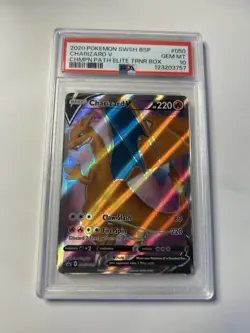 Charizard V SWSH050 SWSH: Sword & Shield Promo Card Psa 10 - Image 1