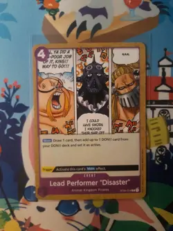 One Piece Card Game Lead Performer “Disaster” ST04-014 Common - Near Mint - Image 1