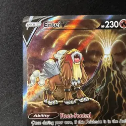 Entei v GG36/GG70 Ultra Rare Crown Zenith Pokemon Card Near Mint Condition - Image 2
