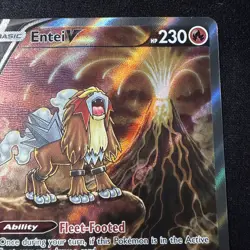 Entei v GG36/GG70 Ultra Rare Crown Zenith Pokemon Card Near Mint Condition - Image 3