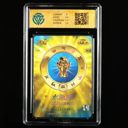 CCG GemMint 9.5 2025 KAYOU Saint Seiya CCG Card SS-BUR-028 Camus 311/499 - Image 3