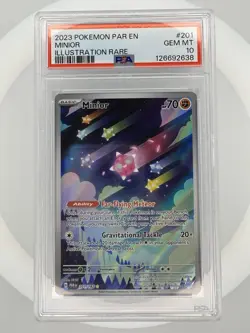 Pokemon TCG Minior 201/182SV04: Paradox Rift Holo Illustration Rare Card - Image 1