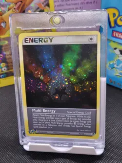 Multi Energy 93/100 EX Sandstorm Cosmos Holo Promo Pokemon Card LP +FREE Mew #8 - Image 1
