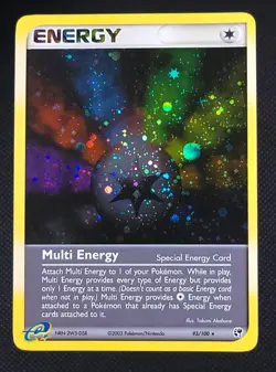 Multi Energy 93/100 EX Sandstorm Cosmos Holo Promo Pokemon Card LP +FREE Mew #8 - Image 2