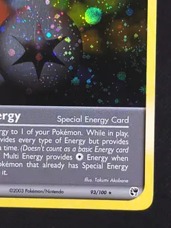 Multi Energy 93/100 EX Sandstorm Cosmos Holo Promo Pokemon Card LP +FREE Mew #8 - Image 5