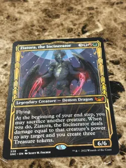 ZIATORA, THE INCINERATOR Magic MTG Streets of New Capenna Showcase - Image 1