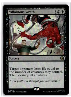 MTG FOIL Villainous Wrath R 74 NM - Image 1
