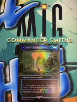 Search for Azcanta ✨ Borderless FOIL ✨ Secret Lair MTG NM (1502) Lara Croft - Image 1