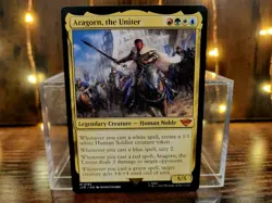 MTG Aragorn, the Uniter - Regular Non-Foil - LTR - M - 0192 Near Mint - Image 1