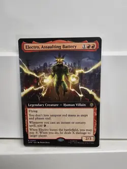 MTG Electro, Assaulting Battery 0260 Regular (Extended Art) Spider-Man NM SPM - Image 1