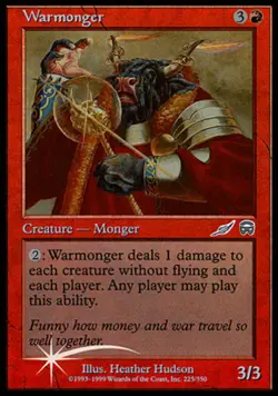 Warmonger - Player's Guide Foil PL/MP, English MTG Unique & Misc Promos - Image 1