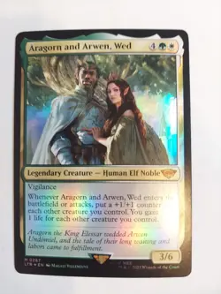 MTG Aragorn and Arwen, Wed The Lord of the Rings: Tales of Middle-earth 0287... - Image 1