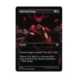 WOTC Innistrad Remastered Infernal Grasp (Borderless) (U) NM - Image 1