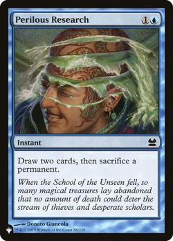 Perilous Research #58 | Near Mint | The List Magic MTG - Image 1