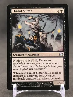 MTG Throat Slitter Planechase 2012 U 37/156 (LIGHTLY PLAYED) - Image 1