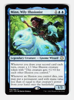 MTG: Minn, Wily Illusionist | Commander: Adventures in the Forgotten Realms 16 N - Image 1