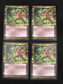 Playset 4x Delirium - Mirage - MTG Magic the Gathering - LP - Image 1