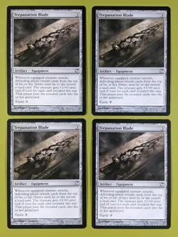 Trepanation Blade x4 Innistrad 4x Playset Magic the Gathering MTG - Image 1