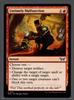 Untimely Malfunction Duskmourn: House of Horror Regular - Image 1