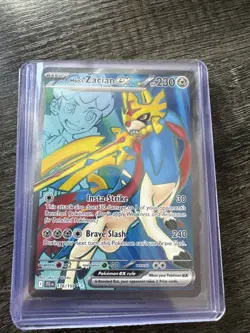 Hope Zacian Ex 176/159 Pokemon TCG Journey Together Nm Pack Fresh Full Art Rare - Image 1