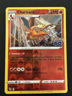 Charizard 010/078 Pokemon Go Reverse Holo Rare - Image 2