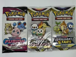 Pokemon Tcg (3) Sealed Fun Packs Astral Radiance Brilliant Stars Fusion Strike - Image 2
