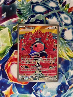 Pokemon Flamigo Illustration Rare 227/193 Sv02: Paldea Evolved Holo Near Mint - Image 3