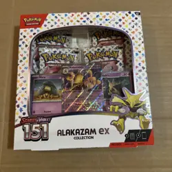 Pokemon 151 Scarlet & Violet Alakazam ex Collection Booster Box TCG Sealed - Image 1