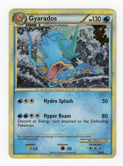 2010 Pokemon Gyarados Holo 30/30 HeartGold & SoulSilver MP (See Desc) - Image 1