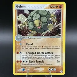 Pokemon TCG Golem EX Legend Maker Holo Rare 6/92 NM - Image 1