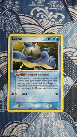 2006 POKEMON EX LEGEND MAKER #8/92 LAPRAS HOLO NEAR MINT CONDITION - Image 1